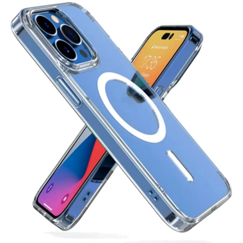 Чохол для iPhone Mutural TPU+PC Case Jingtou MagSafe Transparent for iPhone 14 Pro Max