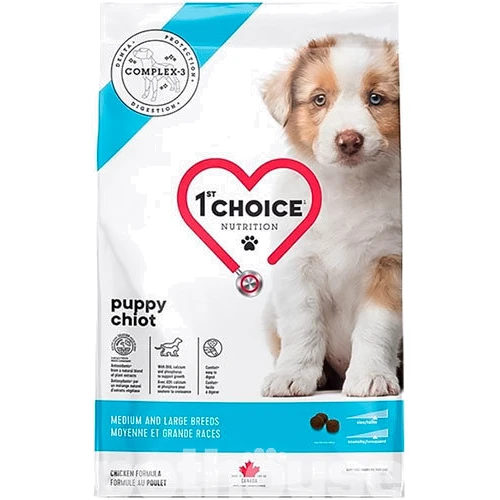 Сухий корм 1st Choice Puppy Medium and Large для цуценят середніх та великих порід 2 кг (56781)