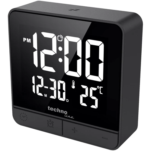 Годинник настільний Technoline WT375 Black (WT375) (DAS302469)