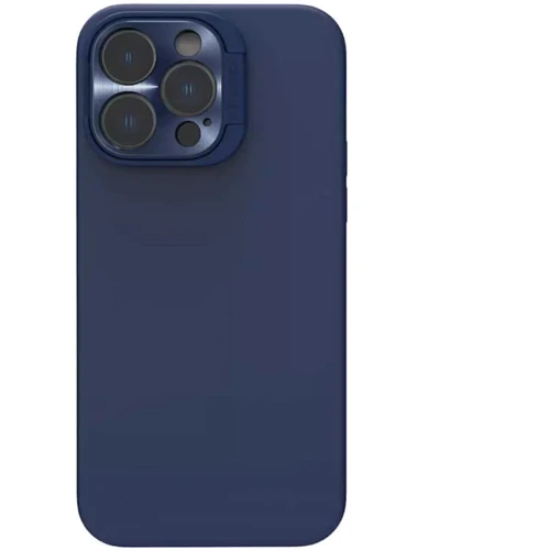 Чохол для iPhone Nillkin Silicone LensWing Magnetic Blue для iPhone 14 Pro