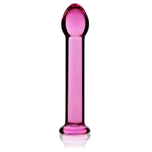 Скляний фалоімітатор Love Toy Glass Romance Dildo 7" Pink