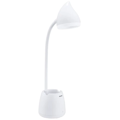 Настільна лампа акумуляторна Philips LED Reading Desk lamp Hat біла (929003241007)