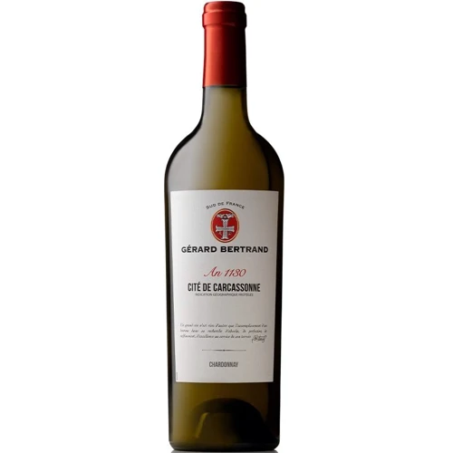 Вино Gerard Bertrand Heritage 1130 Cité de Carcassonne Blanc, біле сухе, 0.75л 14% (WHS3514123116205)