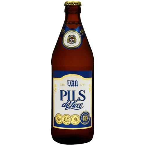 Пиво Will-Brau Pils de Luxe світле відфільтроване 4.9 % 0.5 л (FSH_4000173113053)