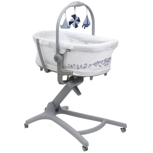 Ліжко-стульчик 5 в 1 Chicco Baby Hug Pro, White Cream (87076.14)