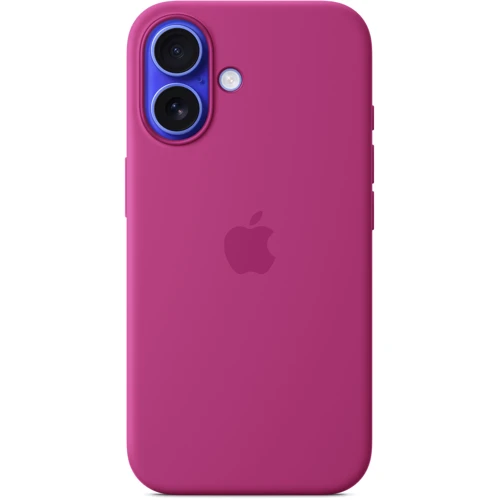 Чохол для iPhone Apple iPhone 16 Silicone Case with MagSafe - Fuchsia (MYY53ZM/A)