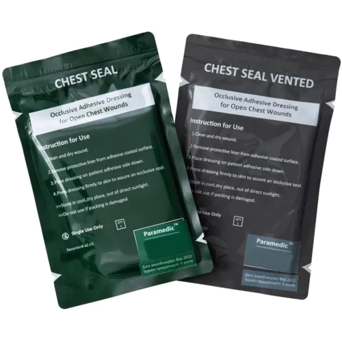 Повязка окклюзионная Парамедик Chest Seal Combo Pack (НФ-00001329)