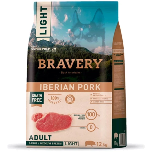 Сухой корм Bravery Iberian Pork Large/Medium Adult с иберийской свининой 4 кг (6619 BR IBER L_ 4KG)