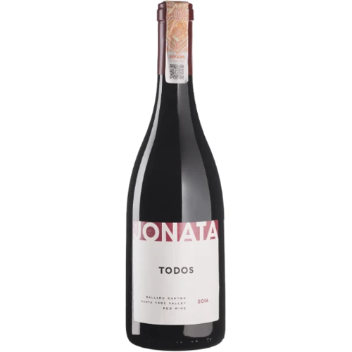 Вино Jonata Todos Vineyard Blend 2016 червоне сухе 14.9% 0.75 л (BWQ8873)