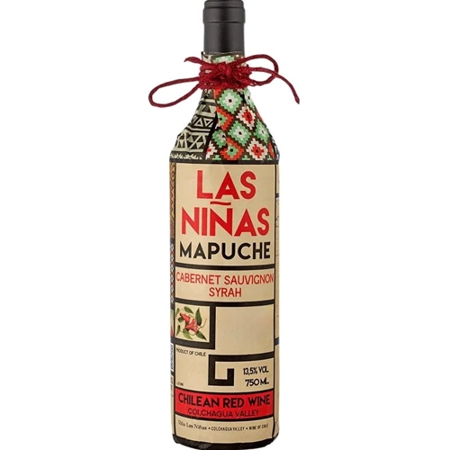 Вино Las Ninas Mapuche Cabernet Sauvignon-Syrah червоне сухе 0.75л (WHS7804661041418)