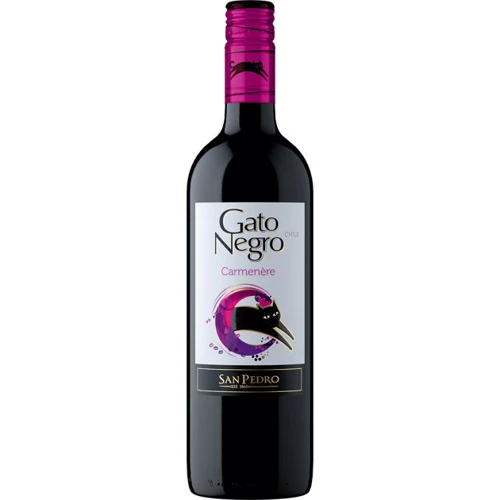 Вино Carmenere Gato Negro красное сухое San Pedro 0.75л (PRA7804300122805)