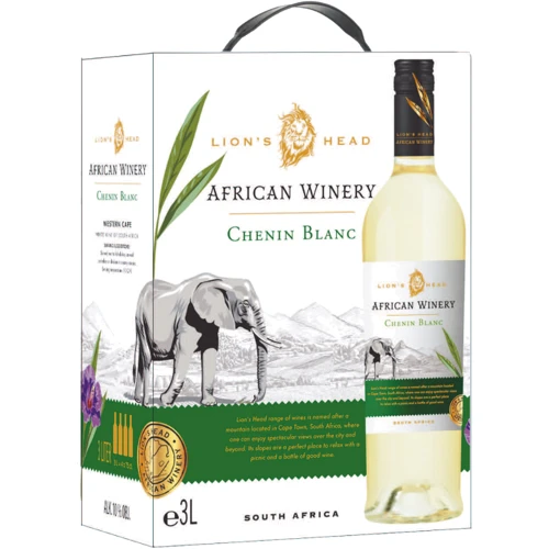 Вино African Winery Chenin Blanc BiB белое сухое 3 л (VTS3838310)