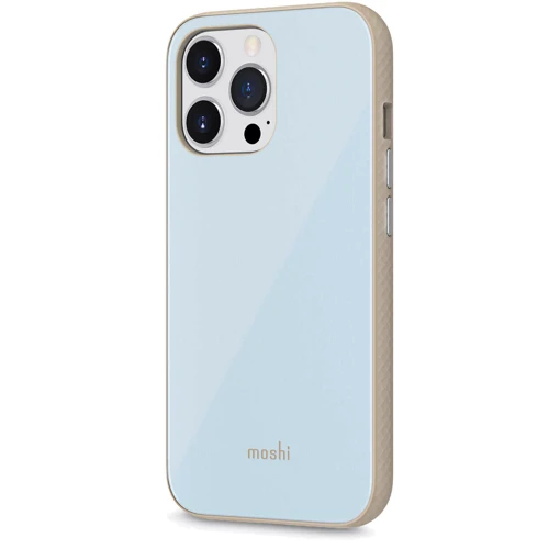 Чохол для iPhone Moshi iGlaze Slim Hardshell Case Adriatic Blue (99MO132522) для iPhone 13 Pro