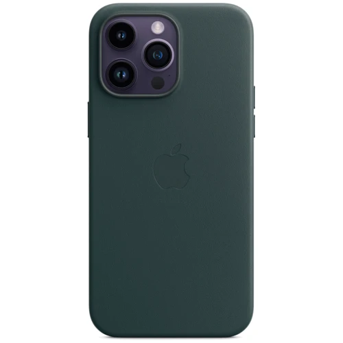 Чехол для iPhone Apple Leather Case with MagSafe Forest Green (MPPN3) for iPhone 14 Pro Max