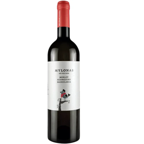 Вино Mylonas Merlot-Agiorgitiko-Mandilaria PGI Attiki червоне сухе 13.5% 0.75 (WHS5200125070048)