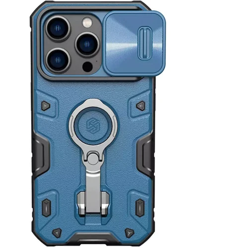 Чохол для iPhone Nillkin CamShield Armor Pro Blue для iPhone 14 Pro