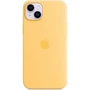 Чехол для iPhone Apple Silicone Case with MagSafe Sunglow (MPTD3) for iPhone 14 Plus: Цвет желтый