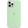 Чохол для iPhone Apple Silicone Case with MagSafe Pistachio (MK053) for iPhone 12 Pro Max: Колір зелений