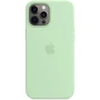 Чохол для iPhone Apple Silicone Case with MagSafe Pistachio (MK053) for iPhone 12 Pro Max: Матеріали силікон