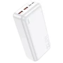 Внешний аккумулятор Hoco Power Bank 30000mAh J101B Astute 22.5W White: Количество USB 3