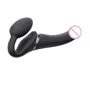 Безремневой страпон Strap-On-Me VIBRATING Black M