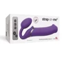 Безремневой страпон з вібрацією Strap-On-Me Vibrating Violet XL: Довжина, см 17