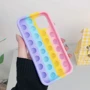 Чохол для iPhone Mobile Case Pop-It Antistress Rainbow for iPhone 12 / iPhone 12 Pro: Матеріали силікон