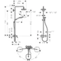 Hansgrohe 27258400 Croma Select E 180 2jet Showerpipe з одноважільним змішувачем: Тип душова система