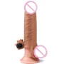 Насадка на член LoveToy Pleasure X-Tender Vibrating Penis Sleeve Add 2" Brown: Наявність вібрації є