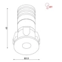 Светильник точечный врезной Kloodi KD-MINI22 1W 2.7K WH: Тип используемой лампы Светодиодная (LED)