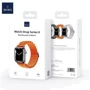 Аксессуар для Watch WIWU Nylon Watch Band Orange for Apple Watch 38/40/41mm: Совместимость Apple Watch 41mm, Apple Watch 40mm, Apple Watch 38mm