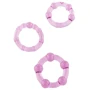 Набір ерекційних кілець Toy Joy STAY HARD - Three Rings Purple (3 шт), 3000004692