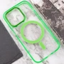 Чехол для iPhone Epik TPU Iris with MagSafe Light Green for iPhone 14: Материалы Силикон