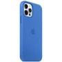 Чехол для iPhone Mobile Case Silicone Case Full Protective Blue/Capri Blue for iPhone 14 Pro: Цвет синий