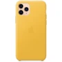 Чехол для iPhone Apple Leather Case Meyer Lemon (MWYA2) for iPhone 11 Pro: Материалы кожа