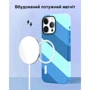 Чехол для iPhone VOKAMO Case with MagSafe Blue for iPhone 15 (NVK010809): Материалы искусственная кожа