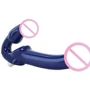 Revolver II Vibrating Strapless Strap On Dildo - страпон, 25.5x3 см