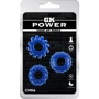 Набір ерекційних кілець Chisa GK Power Gear Up Rings Blue: Виробник CHISA