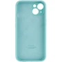 Чохол для iPhone Mobile Case Silicone Case Full Camera Protective Marine Green для iPhone 15 Plus: Колір зеленый