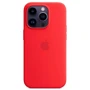 Чехол для iPhone TPU Silicone Case Red for iPhone 14 Pro: Цвет красный