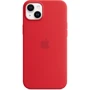 Чехол для iPhone Apple Silicone Case with MagSafe (PRODUCT)RED (MPT63) for iPhone 14 Plus: Материалы Силикон