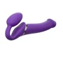 Безремневой страпон з вібрацією Strap-On-Me Vibrating Violet M: Тип Двосторонні