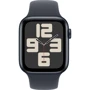 Apple Watch SE 2 2024 44mm GPS Midnight Aluminum Case with Midnight Sport Band - S/M (MXEJ3QH/A): Екран OLED LTPO (яскравість до 1000 нит) з технологіями Retina / 368x448 пікселів / захисне скло Ion-X підвищеної міцності