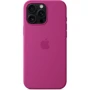 Чохол для iPhone Apple iPhone 16 Pro Max Silicone Case with MagSafe - Fuchsia (MYYX3ZM/A): Матеріали Силикон