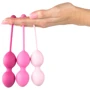 Набір вагінальних кульок для просунутих FeelzToys - FemmeFit Advanced Pelvic Muscle Training Set: Матеріал Силикон