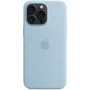 Чохол для iPhone Apple Silicone Case з MagSafe Light Blue (MWNR3) для iPhone 15 Pro Max: Матеріали Силикон