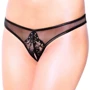 Жіночі трусики SoftLine - Thongs 2442, M/L (black): Вид Трусы