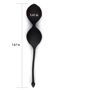 Вагинальные шарики LoveToy iWhizz Luna Kegel Ball Black: Для кого Для женщин