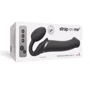 Безремневой страпон з вібрацією Strap-On-Me Vibrating Black L: Діаметр, см 3.7