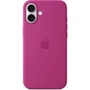 Чехол для iPhone Apple iPhone 16 Plus Silicone Case with MagSafe - Fuchsia (MYYE3ZM/A): Материалы Силикон